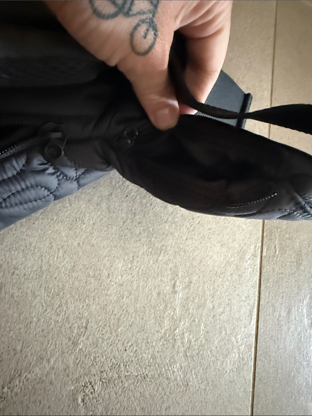 lululemon  Quilted Black Back pack - Picture 9 of 10